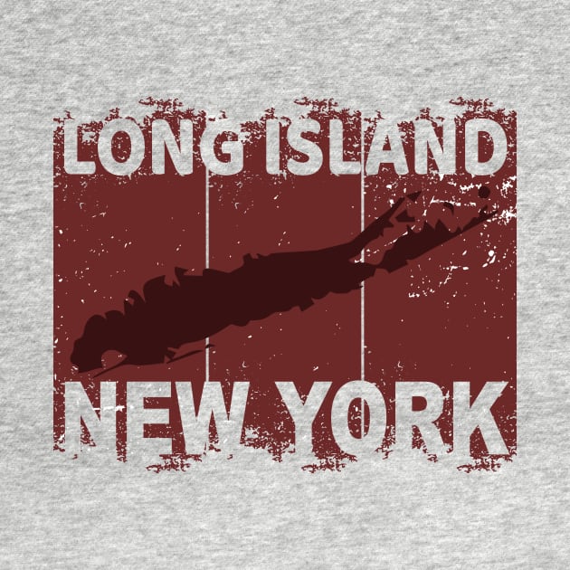 'Long Island NY New York' Beautiful New York City Gift by ourwackyhome